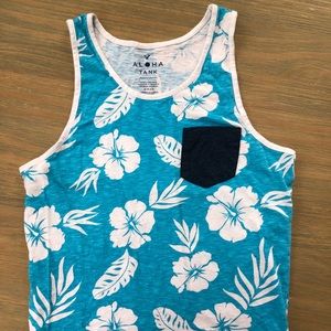 American Eagle Aloha Tank Top Men’s